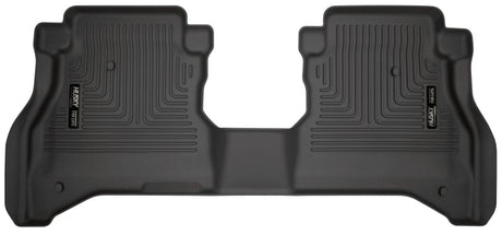 Husky Liners 20-21 Jeep Gladiator Crew Cab WeatherBeater 2nd Seat Black Floor Liners Husky Liners Floor Mats - Rubber  AXOPROS