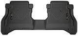 Husky Liners 20-21 Jeep Gladiator Crew Cab WeatherBeater 2nd Seat Black Floor Liners Husky Liners Floor Mats - Rubber  AXOPROS
