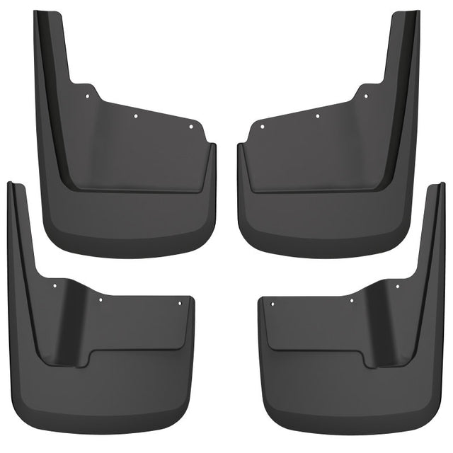 Husky Liners 20-23 GMC Sierra 2500/3500 HD (Excl. Dually) Front & Rear Mud Guards - Black Husky Liners Mud Flaps  AXOPROS
