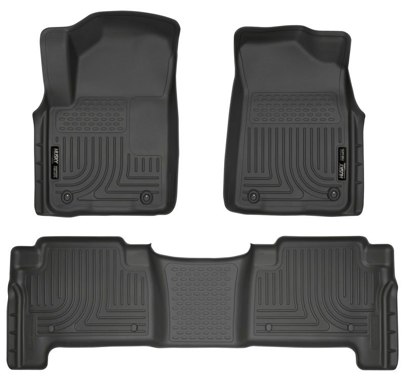 Husky Liners 2011 Infiniti QX56 WeatherBeater Combo Black Floor Liners Husky Liners Floor Mats - Rubber  AXOPROS