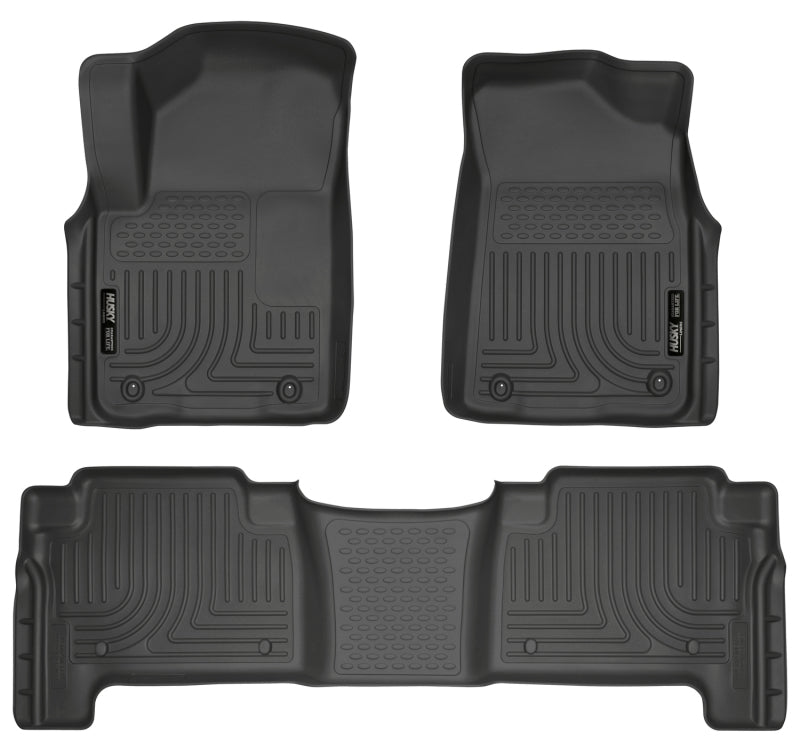 Husky Liners 2011 Infiniti QX56 WeatherBeater Combo Black Floor Liners Husky Liners Floor Mats - Rubber  AXOPROS