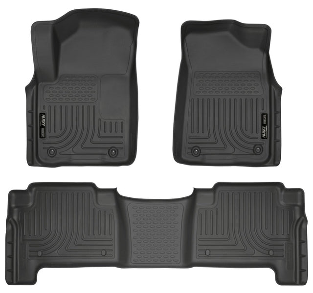 Husky Liners 2011 Infiniti QX56 WeatherBeater Combo Black Floor Liners Husky Liners Floor Mats - Rubber  AXOPROS