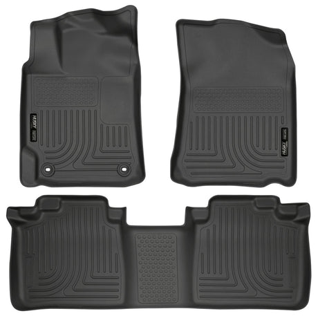 Husky Liners 2012 Toyota Camry WeatherBeater Combo Black Floor Liners Husky Liners Floor Mats - Rubber  AXOPROS