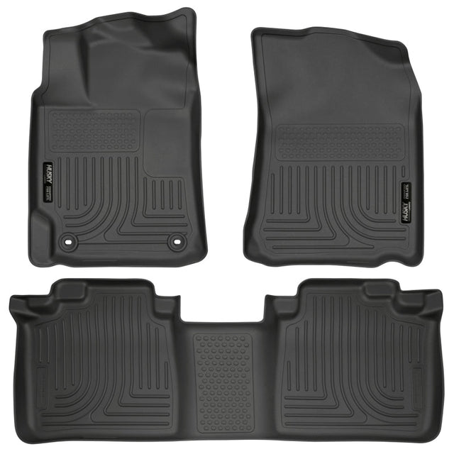 Husky Liners 2012 Toyota Camry WeatherBeater Combo Black Floor Liners Husky Liners Floor Mats - Rubber  AXOPROS