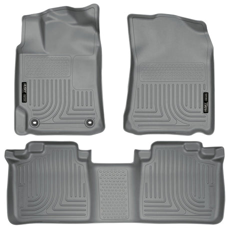 Husky Liners 2012 Toyota Camry WeatherBeater Combo Gray Floor Liners Husky Liners Floor Mats - Rubber  AXOPROS