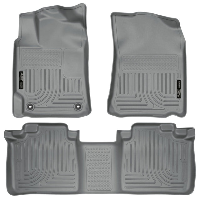 Husky Liners 2012 Toyota Camry WeatherBeater Combo Gray Floor Liners Husky Liners Floor Mats - Rubber  AXOPROS