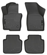 Husky Liners 2012 Volkswagen Passat WeatherBeater Combo Black Floor Liners Husky Liners Floor Mats - Rubber  AXOPROS