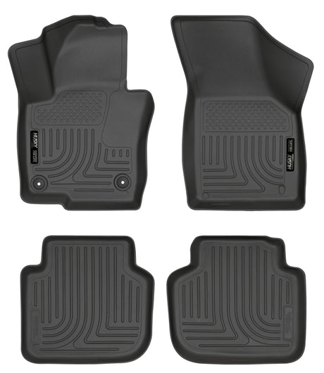 Husky Liners 2012 Volkswagen Passat WeatherBeater Combo Black Floor Liners Husky Liners Floor Mats - Rubber  AXOPROS