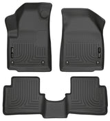 Husky Liners 2013 Dodge Dart WeatherBeater Black Front & 2nd Seat Floor Liners Husky Liners Floor Mats - Rubber  AXOPROS