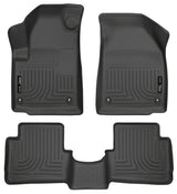 Husky Liners 2013 Dodge Dart WeatherBeater Black Front & 2nd Seat Floor Liners Husky Liners Floor Mats - Rubber  AXOPROS