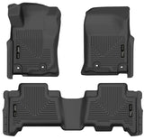 Husky Liners 2013 Toyota 4Runner WeatherBeater Black Front & 2nd Seat Floor Liners Husky Liners Floor Mats - Rubber  AXOPROS