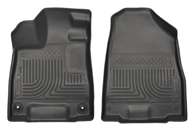 Husky Liners 2014 Acura MDX All Models Weatherbeater Black Front Floor Liners Husky Liners Floor Mats - Rubber  AXOPROS