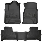 Husky Liners 2015 Chevy/GMC Suburban/Yukon XL WeatherBeater Combo Black Front&2nd Seat Floor Liners Husky Liners Floor Mats - Rubber  AXOPROS