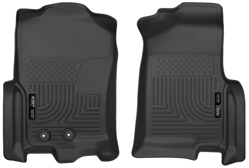 Husky Liners 2015 Ford Expedition/Lincoln Navigator WeatherBeater Front Black Floor Liners Husky Liners Floor Mats - Rubber  AXOPROS