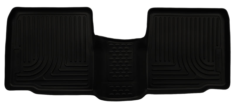 Husky Liners 2015 Ford Explorer WeatherBeater 2nd Row Black Floor Liner Husky Liners Floor Mats - Rubber  AXOPROS