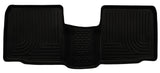 Husky Liners 2015 Ford Explorer WeatherBeater 2nd Row Black Floor Liner Husky Liners Floor Mats - Rubber  AXOPROS