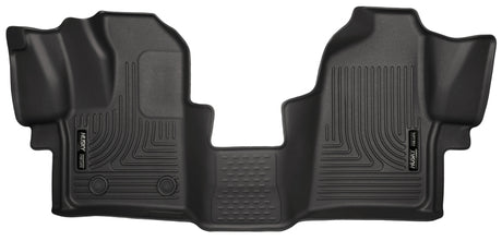 Husky Liners 2015 Ford Transit-150/Transit-250/Transit-350 WeatherBeater Front Black Floor Liners Husky Liners Floor Mats - Rubber  AXOPROS