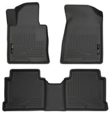 Husky Liners 2015 Hyundai Sonata Weatherbeater Black Front & 2nd Seat Floor Liners Husky Liners Floor Mats - Rubber  AXOPROS