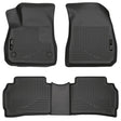 Husky Liners 2016 Chevy Malibu Weatherbeater Black Front & 2nd Seat Floor Liners (Footwell Coverage) Husky Liners Floor Mats - Rubber  AXOPROS