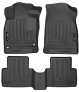 Husky Liners 2016 Honda Civic (4DR) WeatherBeater Combo Black Floor Liners Husky Liners Floor Mats - Rubber  AXOPROS