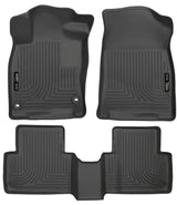 Husky Liners 2016 Honda Civic (4DR) WeatherBeater Combo Black Floor Liners Husky Liners Floor Mats - Rubber  AXOPROS