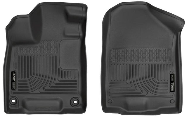 Husky Liners 2016 Honda Pilot WeatherBeater Front Black Floor Liners Husky Liners Floor Mats - Rubber  AXOPROS