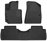 Husky Liners 2016 Kia Soul Weatherbeater Black Front & 2nd Seat Floor Liners (Footwell Coverage) Husky Liners Floor Mats - Rubber  AXOPROS