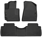 Husky Liners 2016 Kia Soul Weatherbeater Black Front & 2nd Seat Floor Liners (Footwell Coverage) Husky Liners Floor Mats - Rubber  AXOPROS