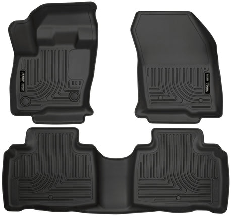 Husky Liners 2016 Lincoln MKX WeatherBeater Combo Black Floor Liners Husky Liners Floor Mats - Rubber  AXOPROS