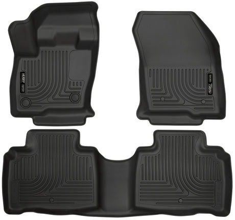 Husky Liners 2016 Lincoln MKX WeatherBeater Combo Black Floor Liners Husky Liners Floor Mats - Rubber  AXOPROS