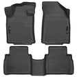 Husky Liners 2016 Nissan Maxima WeatherBeater Front and Second Row Black Floor Liners Husky Liners Floor Mats - Rubber  AXOPROS