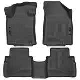 Husky Liners 2016 Nissan Maxima WeatherBeater Front and Second Row Black Floor Liners Husky Liners Floor Mats - Rubber  AXOPROS
