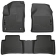 Husky Liners 2016 Toyota Prius Weatherbeater Black Front & 2nd Seat Floor Liners (Footwell Coverage) Husky Liners Floor Mats - Rubber  AXOPROS