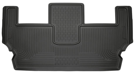 Husky Liners 2017 Chrysler Pacifica (Stow and Go) 3rd Row Black Floor Liners Husky Liners Floor Mats - Rubber  AXOPROS
