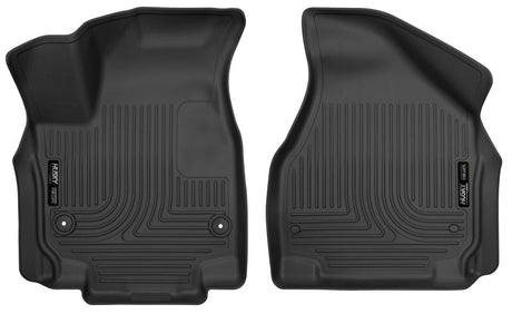 Husky Liners 2017 Chrysler Pacifica WeatherBeater Front Row Black Floor Liners Husky Liners Floor Mats - Rubber  AXOPROS