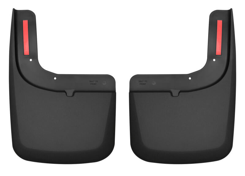 Husky Liners 2017 Ford F-250 / F-350 Super Duty Black Front Mud Guards (w/Flares) Husky Liners Mud Flaps  AXOPROS