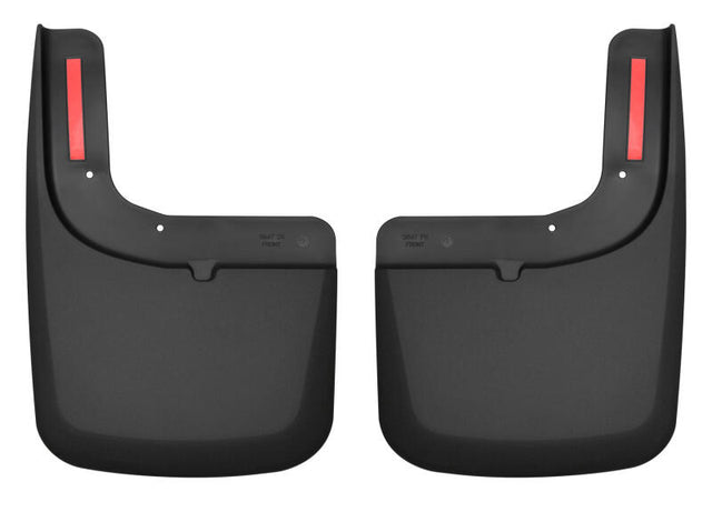 Husky Liners 2017 Ford F-250 / F-350 Super Duty Black Front Mud Guards (w/Flares) Husky Liners Mud Flaps  AXOPROS