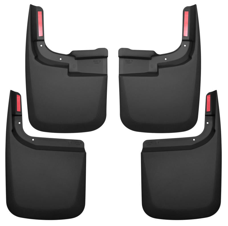 Husky Liners 2017 Ford F-250/F350 Custom-Molded Front and Rear Mud Guards Husky Liners Mud Flaps  AXOPROS