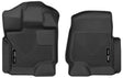 Husky Liners 2017 Ford Super Duty (Crew Cab / Super Cab) WeatherBeater Black Front Floor Liners Husky Liners Floor Mats - Rubber  AXOPROS