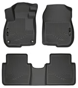 Husky Liners 2017 Honda CR-V Weatherbeater Black Front & 2nd Seat Floor Liners Husky Liners Floor Mats - Rubber  AXOPROS
