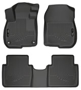 Husky Liners 2017 Honda CR-V Weatherbeater Black Front & 2nd Seat Floor Liners Husky Liners Floor Mats - Rubber  AXOPROS