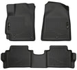 Husky Liners 2017 Hyundai Elantra Weatherbeater Black Front and Second Row Floor Liners Husky Liners Floor Mats - Rubber  AXOPROS