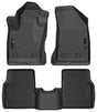 Husky Liners 2017 Jeep Compass Weatherbeater Black Front & 2nd Seat Floor Liners Husky Liners Floor Mats - Rubber  AXOPROS