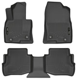 Husky Liners 2017 Mazda CX-9 WeatherBeater Floor Liner (Front and Second Rows) - Black Husky Liners Floor Mats - Rubber  AXOPROS