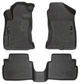 Husky Liners 2017 Subaru Impreza Weatherbeater Black Front & 2nd Seat Floor Liners Husky Liners Floor Mats - Rubber  AXOPROS