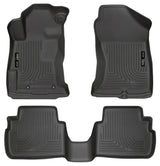 Husky Liners 2017 Subaru Impreza Weatherbeater Black Front & 2nd Seat Floor Liners Husky Liners Floor Mats - Rubber  AXOPROS