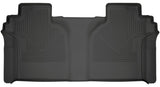 Husky Liners 2019 Chevrolet Silverado 1500 Crew Cab WeatherBeater Black 2nd Row Floor Liners Husky Liners Floor Mats - Rubber  AXOPROS