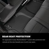 Husky Liners 2019 Chevrolet Silverado 1500 Crew Cab WeatherBeater Black Front Floor Liners Husky Liners Floor Mats - Rubber  AXOPROS