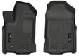 Husky Liners 2019 Ford Ranger SuperCrew Cab & SuperCab WeatherBeater Black Floor Liners Husky Liners Floor Mats - Rubber  AXOPROS