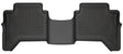 Husky Liners 2019 Ford Ranger SuperCrew WeatherBeater 2nd Row Black Floor Liners Husky Liners Floor Mats - Rubber  AXOPROS